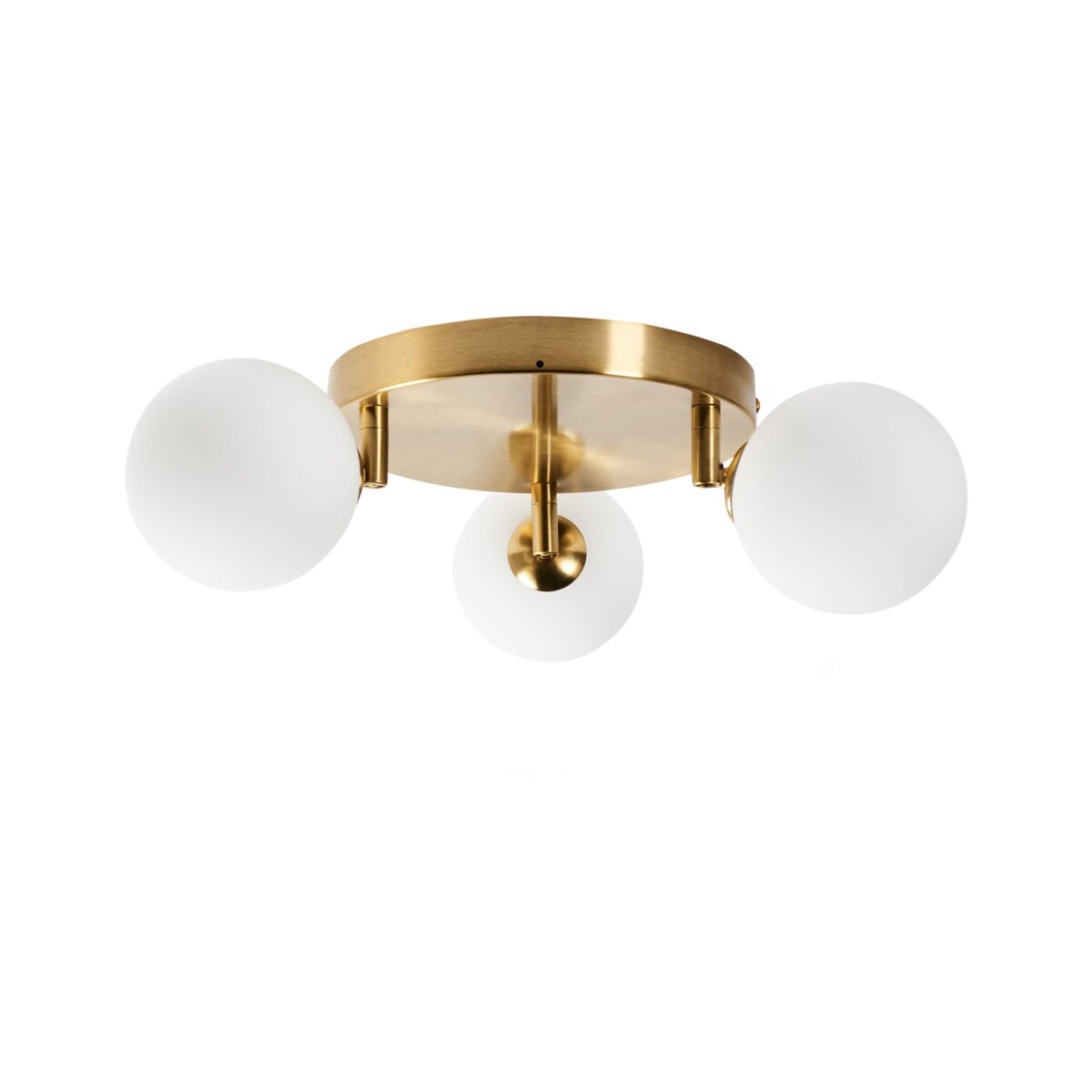 Lampa sufitowa MAVILLA Szkło Mosiężny