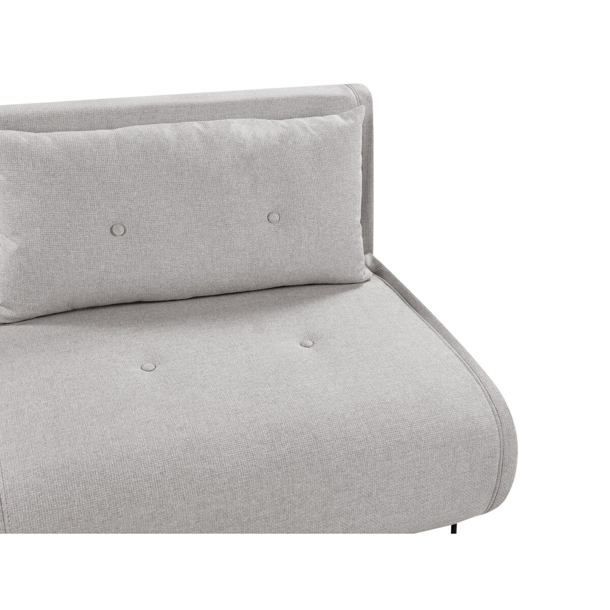 Sofa rozkładana VESTFOLD Jasnoszary dla 2 osób