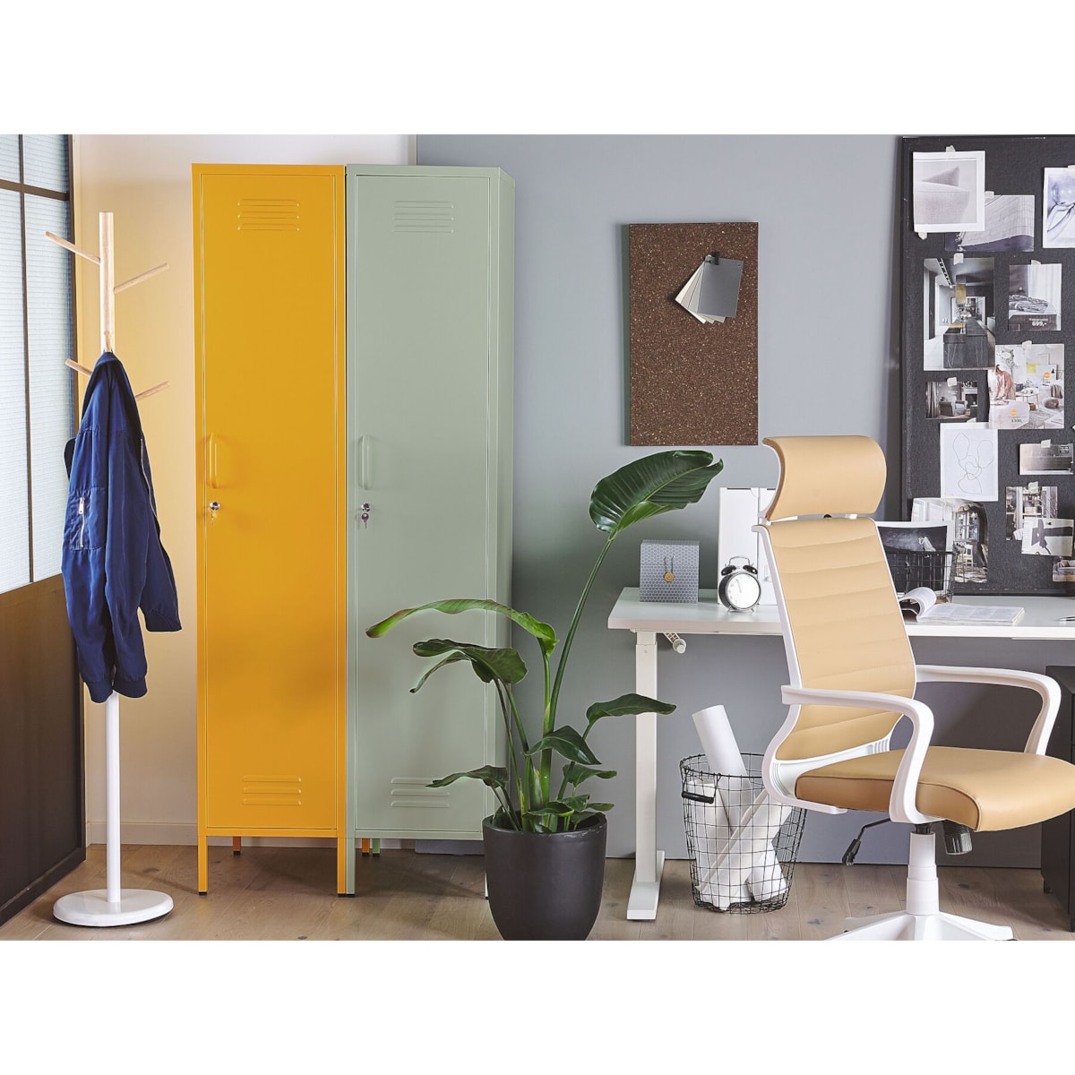 Szafa biurowa metalowa zielona FROME