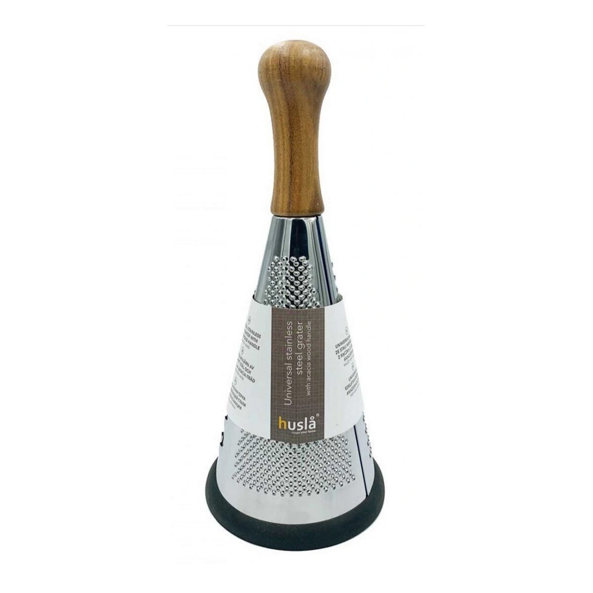 Tarka ze stali nierdzewnej i drewna akacjowego HUSLA