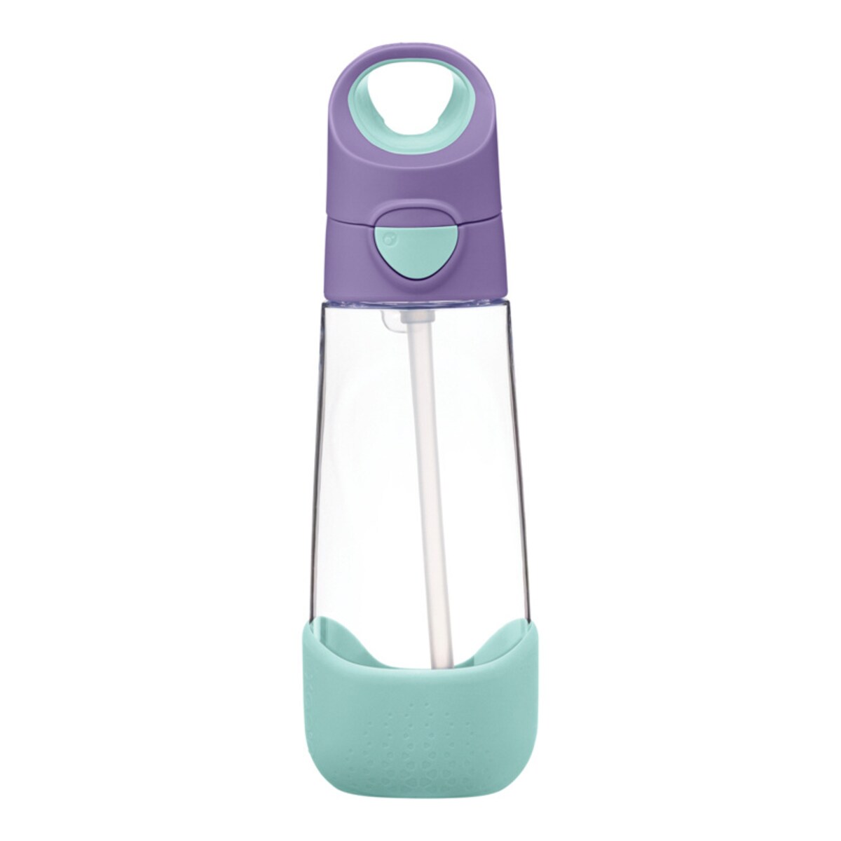 Bidon na wodę dla dziecka 9m+ butelka ze słomką tritanowa 600 ml Lilac Pop b.box