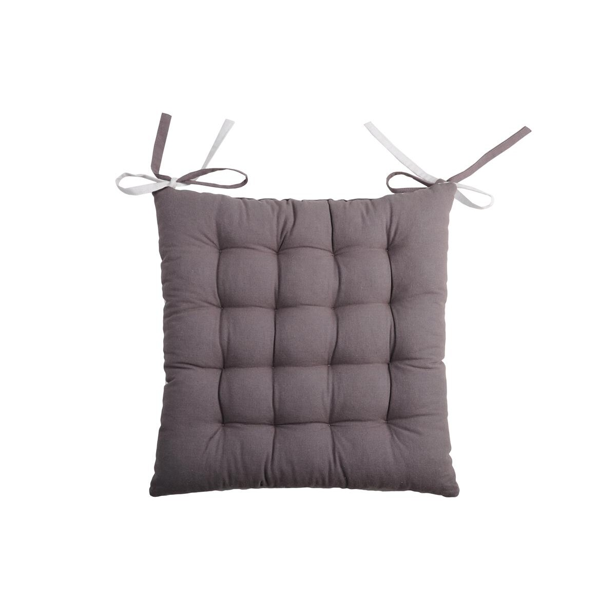 Poduszka na krzesło wiązana DUO, 100% bawełny, 40 x 40 cm