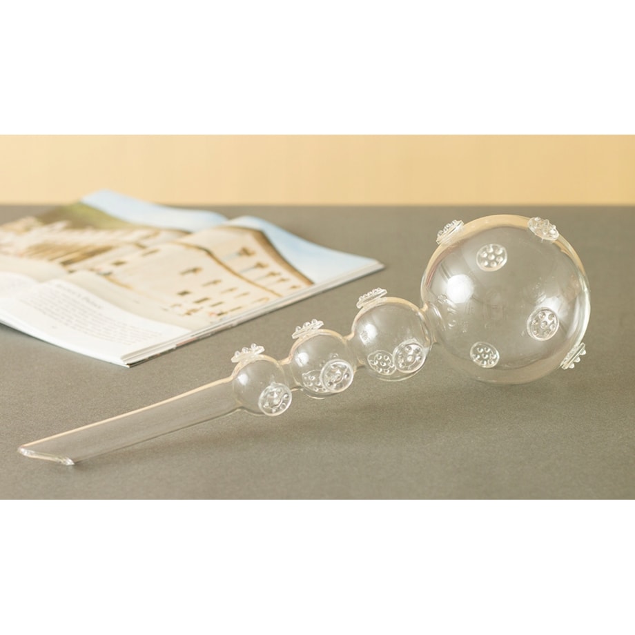 KULA NAWADNIAJĄCA SZKLANA nawadniacz do doniczek przezroczysty 370ml