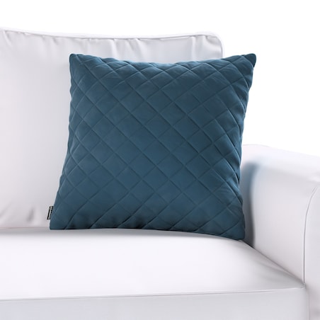 Poszewka Kinga pikowana 43 x 43 cm 43x43 pruski błękit