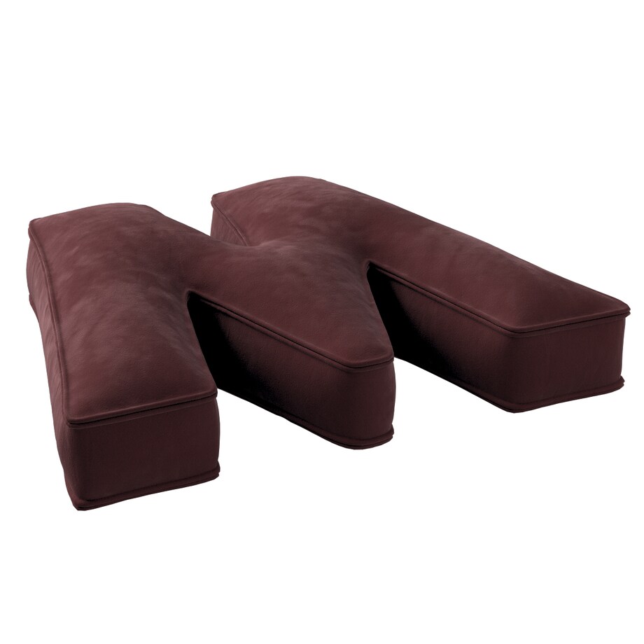 Poduszka literka W, bordowy, 35x40cm, Posh Velvet