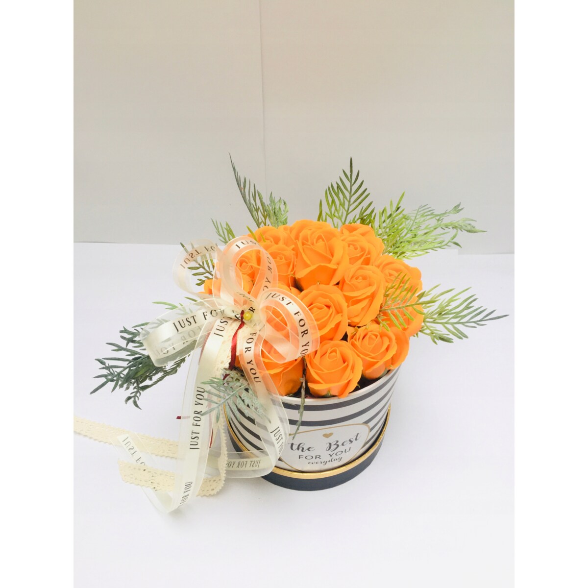 FLOWER BOX DUŻY piękny pachnie kwiaty mydlane na urodziny dzień mamy 18