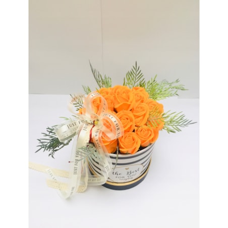 FLOWER BOX DUŻY piękny pachnie kwiaty mydlane na urodziny dzień mamy 18