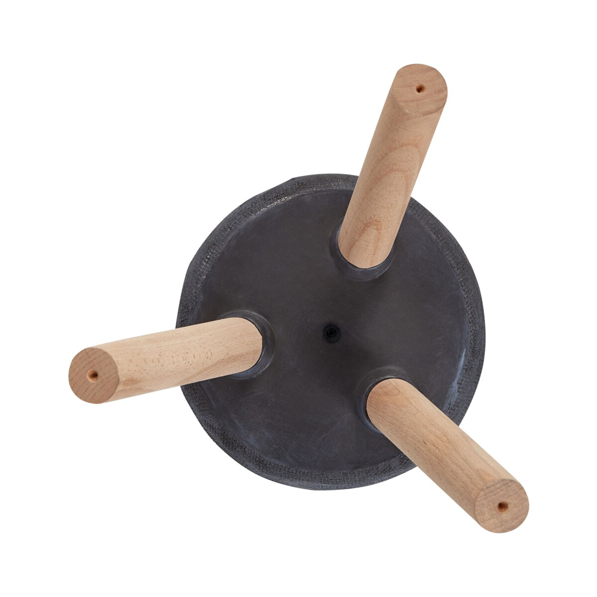 Doniczka na stojaku 24 x 24 x 55 cm grafitowa BRUNNERA