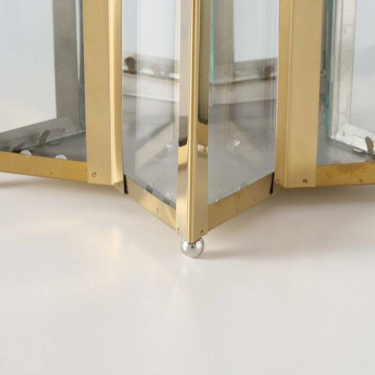 Lampion złoty gwiaździsty HOSHIZORA 41,5x22 cm