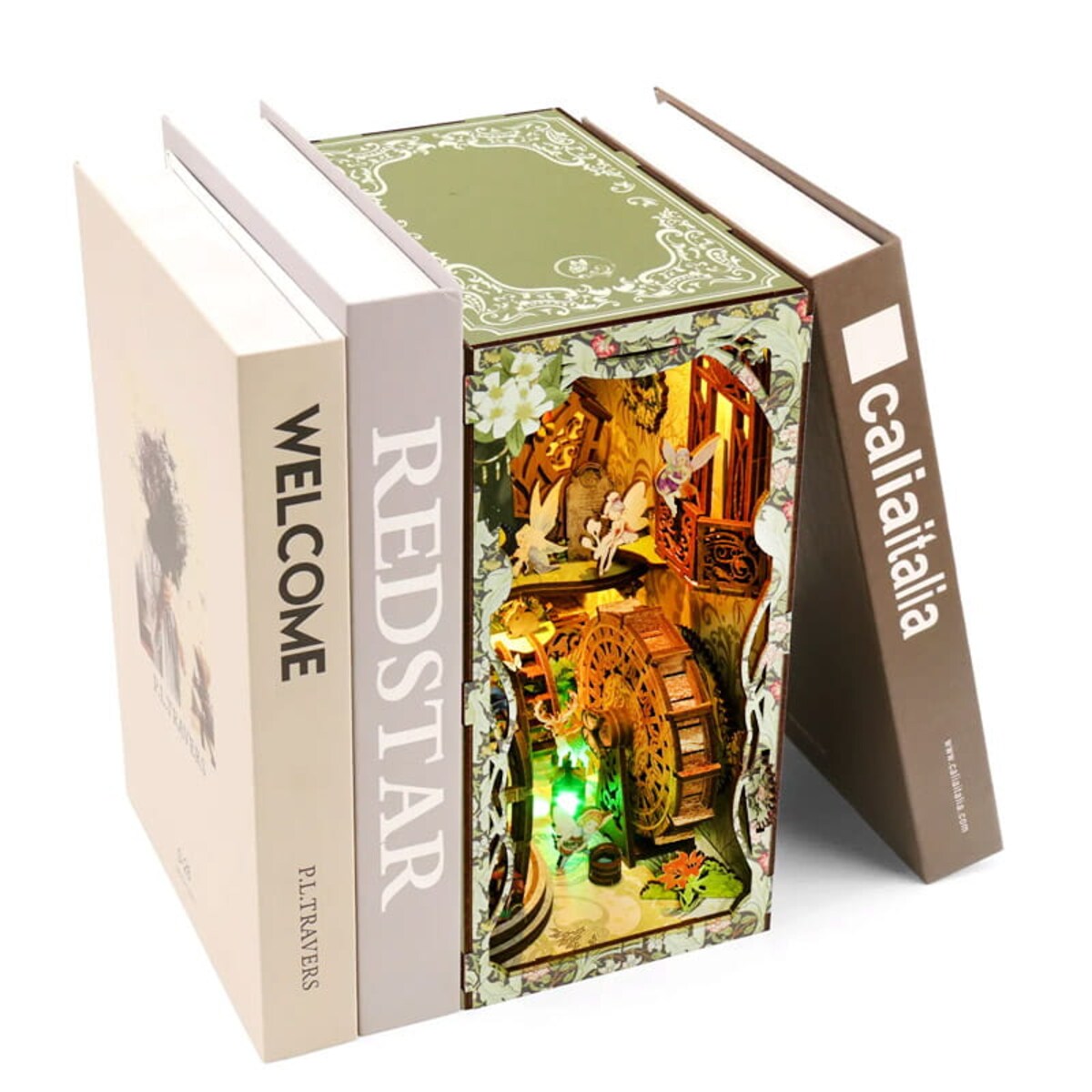 Miniaturowy domek Book Nook - Sekrety lasu