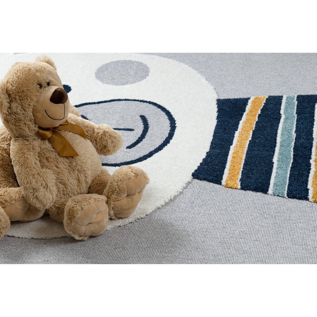 Dywan YOYO GD50 szary / biały - Miś dla 160x220 cm