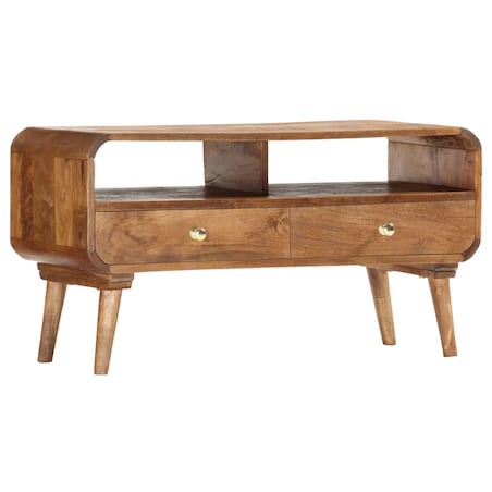 vidaXL Szafka pod TV, 90 x 35 x 47 cm, lite drewno mango