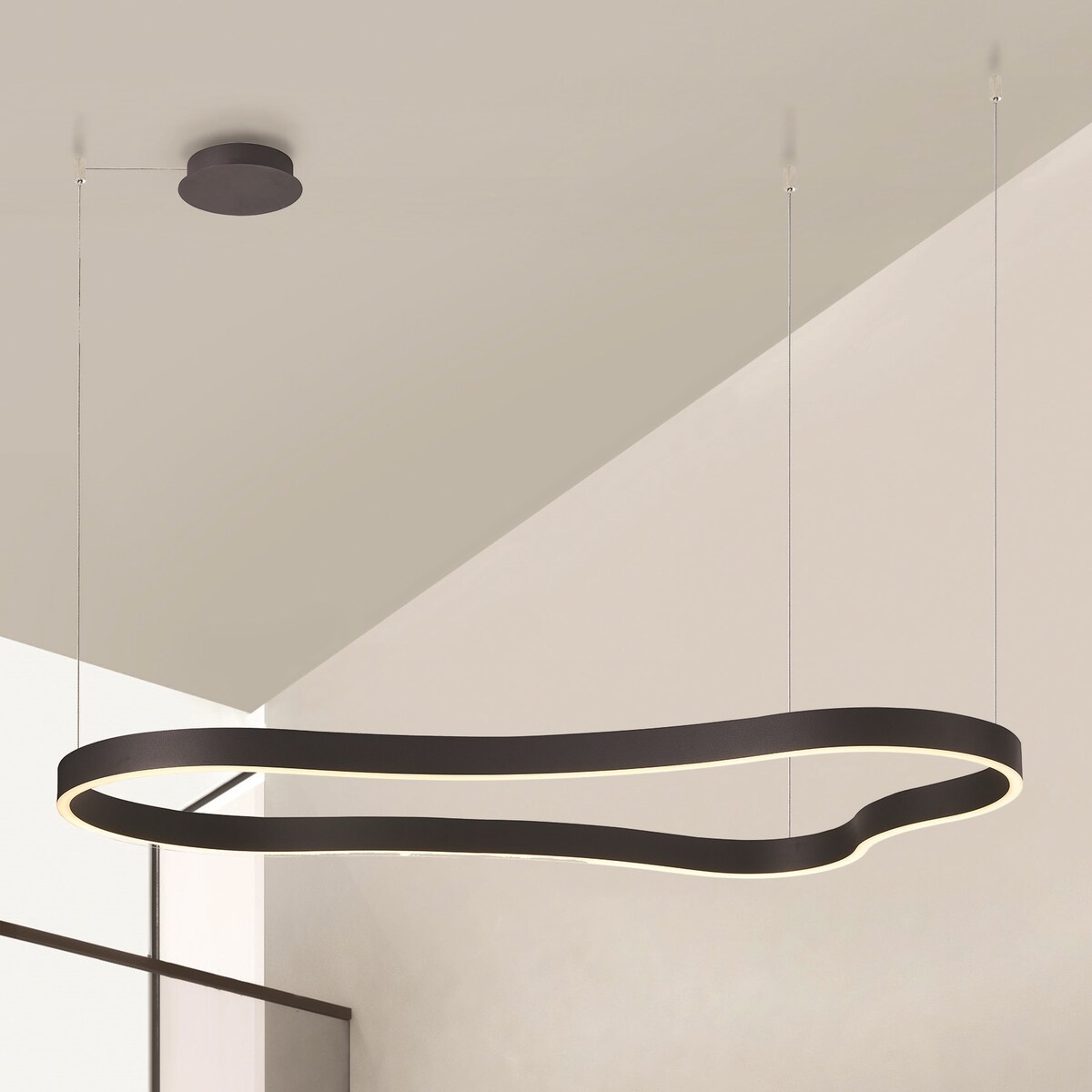 Lampa wisząca nad stół Mirabella AZ5093 LED 60W czarna