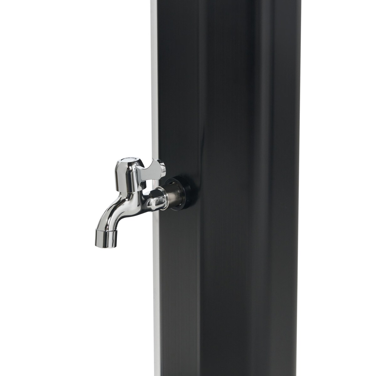 Prysznic ogrodowy solarny wolnostojący TOPOCALMA Czarny