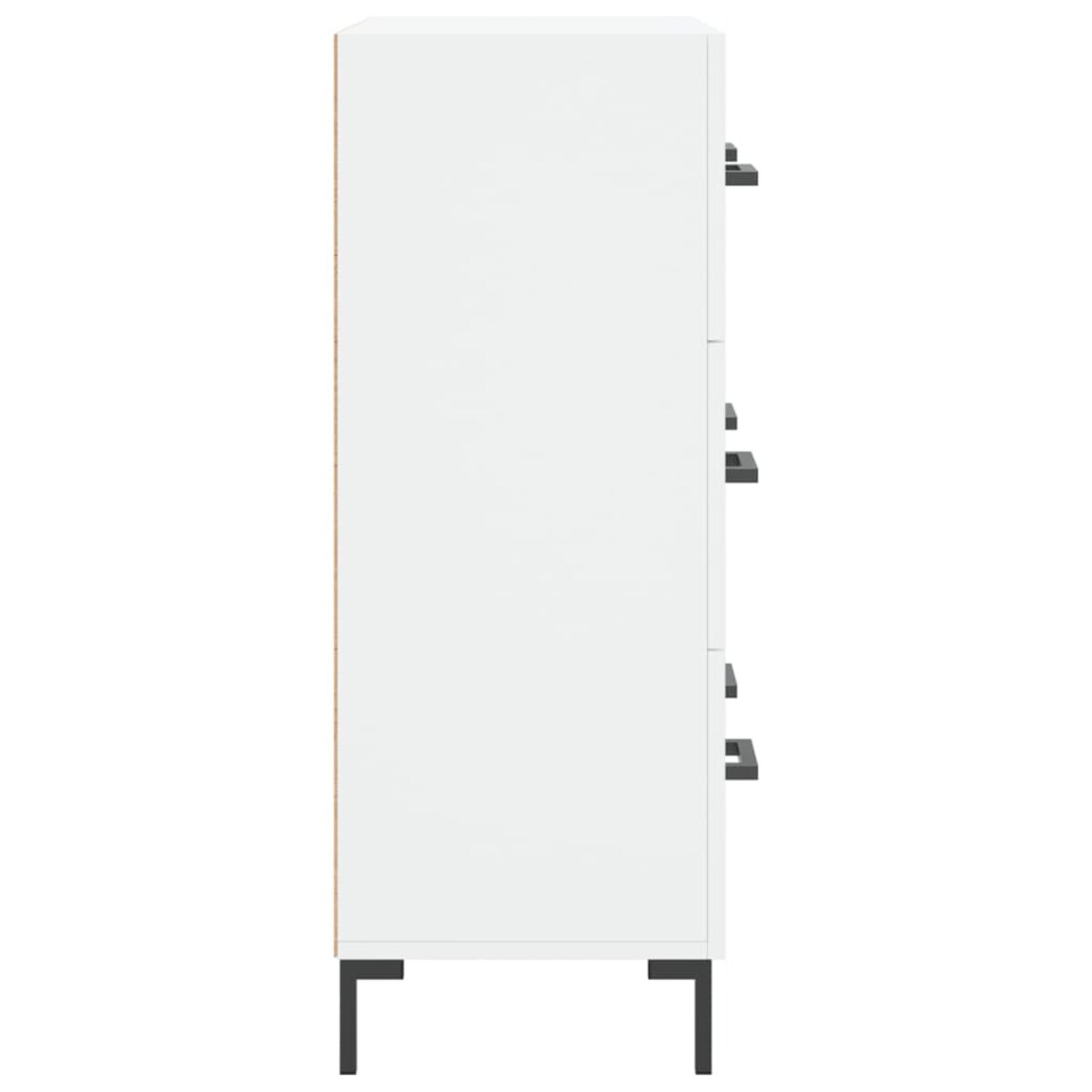 vidaXL Szafka, biała, 69,5x34x90 cm, materiał drewnopochodny