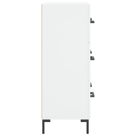 vidaXL Szafka, biała, 69,5x34x90 cm, materiał drewnopochodny