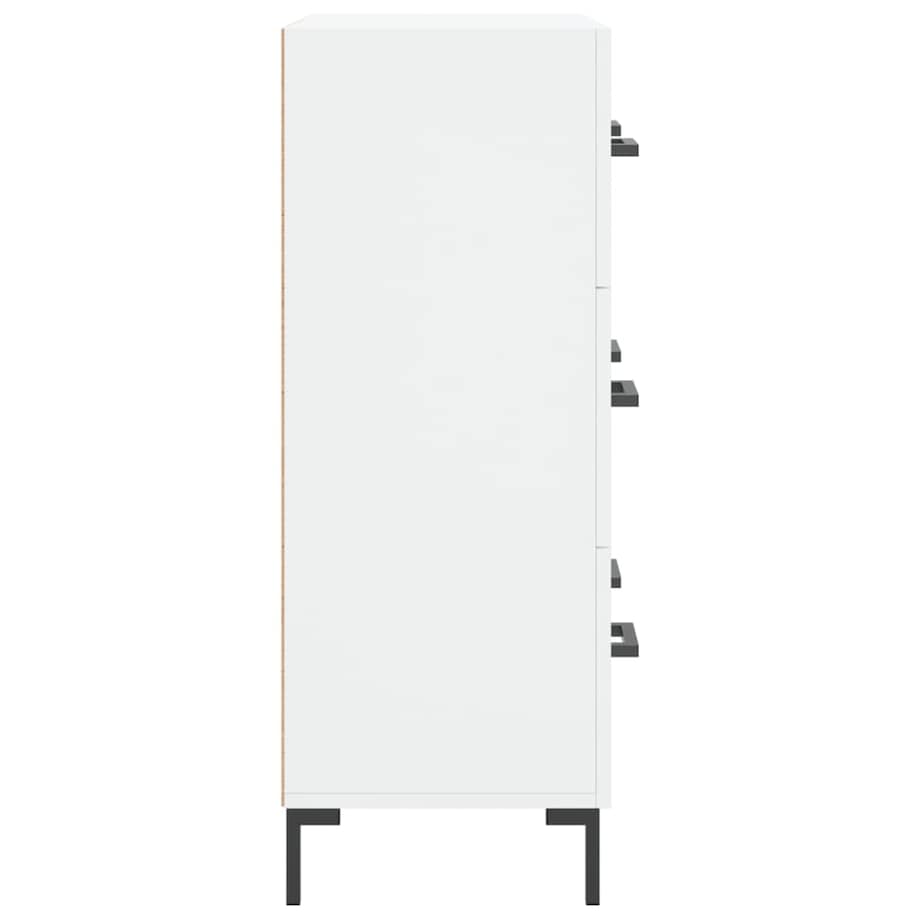 vidaXL Szafka, biała, 69,5x34x90 cm, materiał drewnopochodny