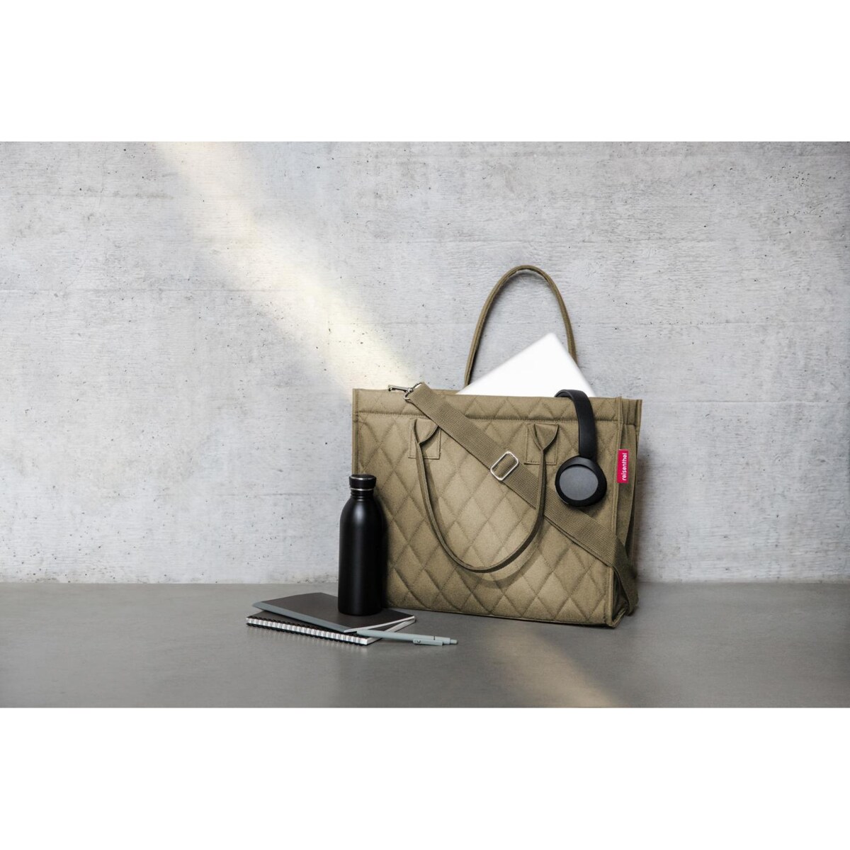 Torba DAILY SHOPPER BUSINESS, rhombus olive