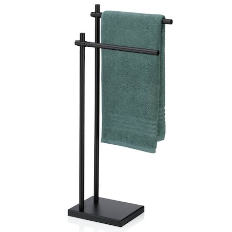 Wieszak na 2 ręczniki (czarny) Devin Kela