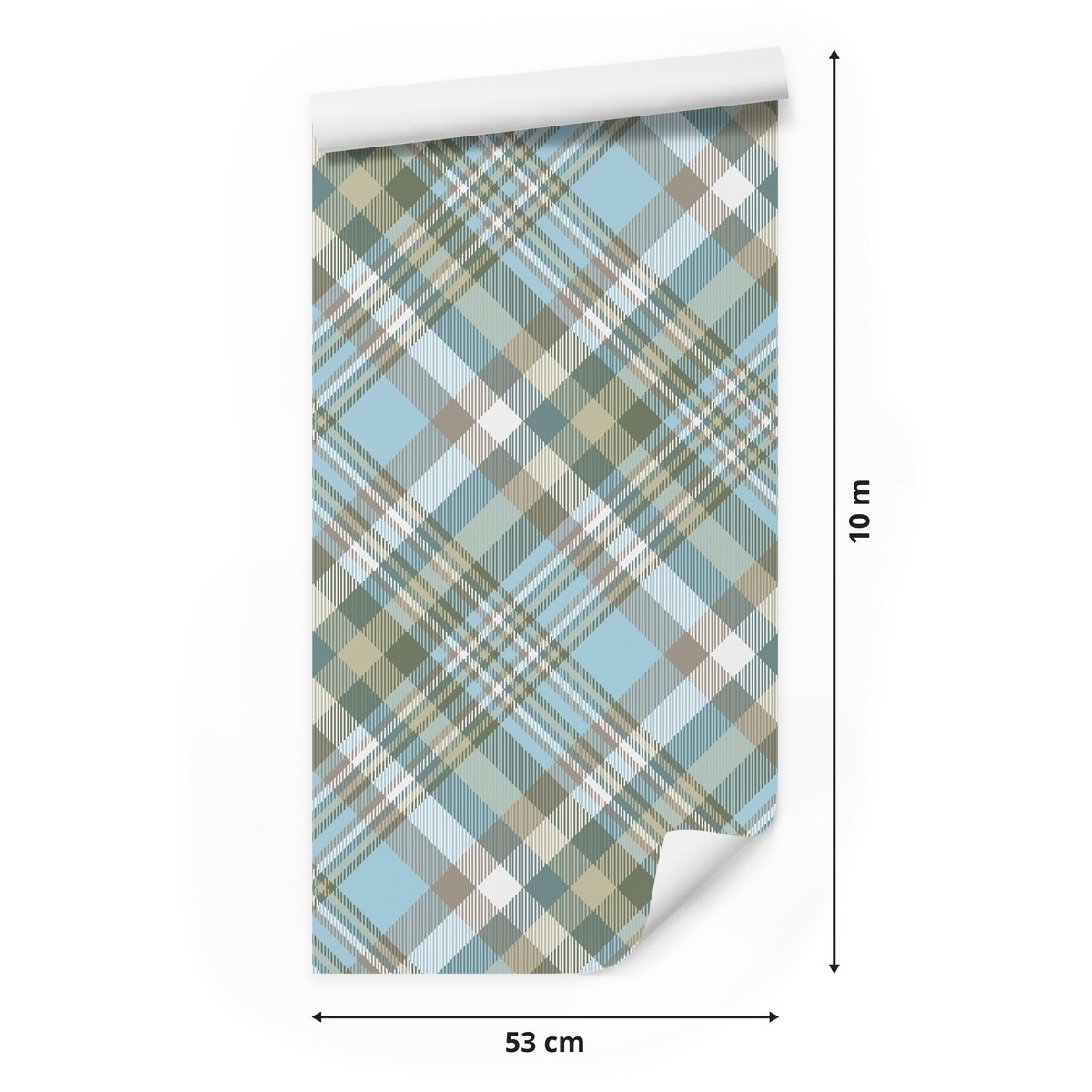 Tapeta Do Biura Kolorowa KRATA Kratka Modny Wzór