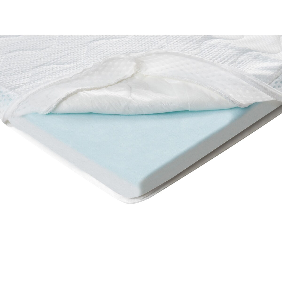 Materac nawierzchniowy topper żelowy piankowy 140 x 200 cm FROSTY