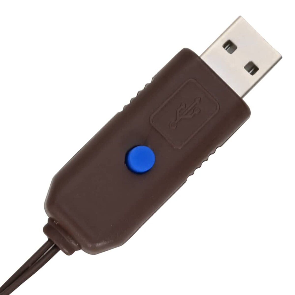 vidaXL Choinka z 160 diodami LED Ciepła biel 150 cm rattan