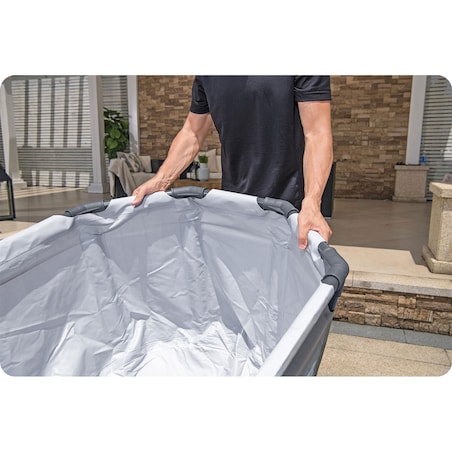 Beczka do morsowania Bestway 431l wanna lodowa przenośna + pompa filtrująca