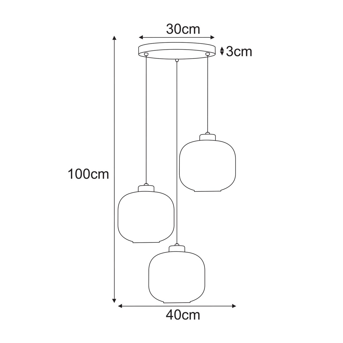 Lampa wisząca K-5654 z serii CLARK