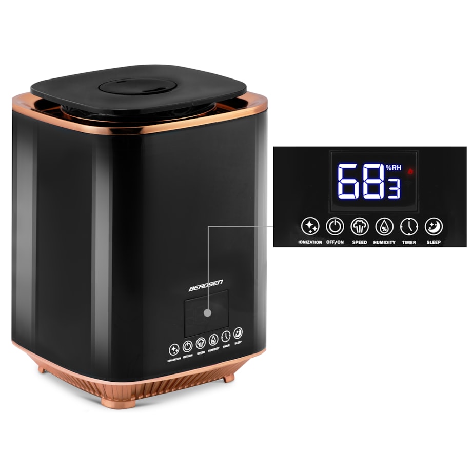 Nawilżacz powietrza ultradźwiękowy jonizator aroma Berdsen
