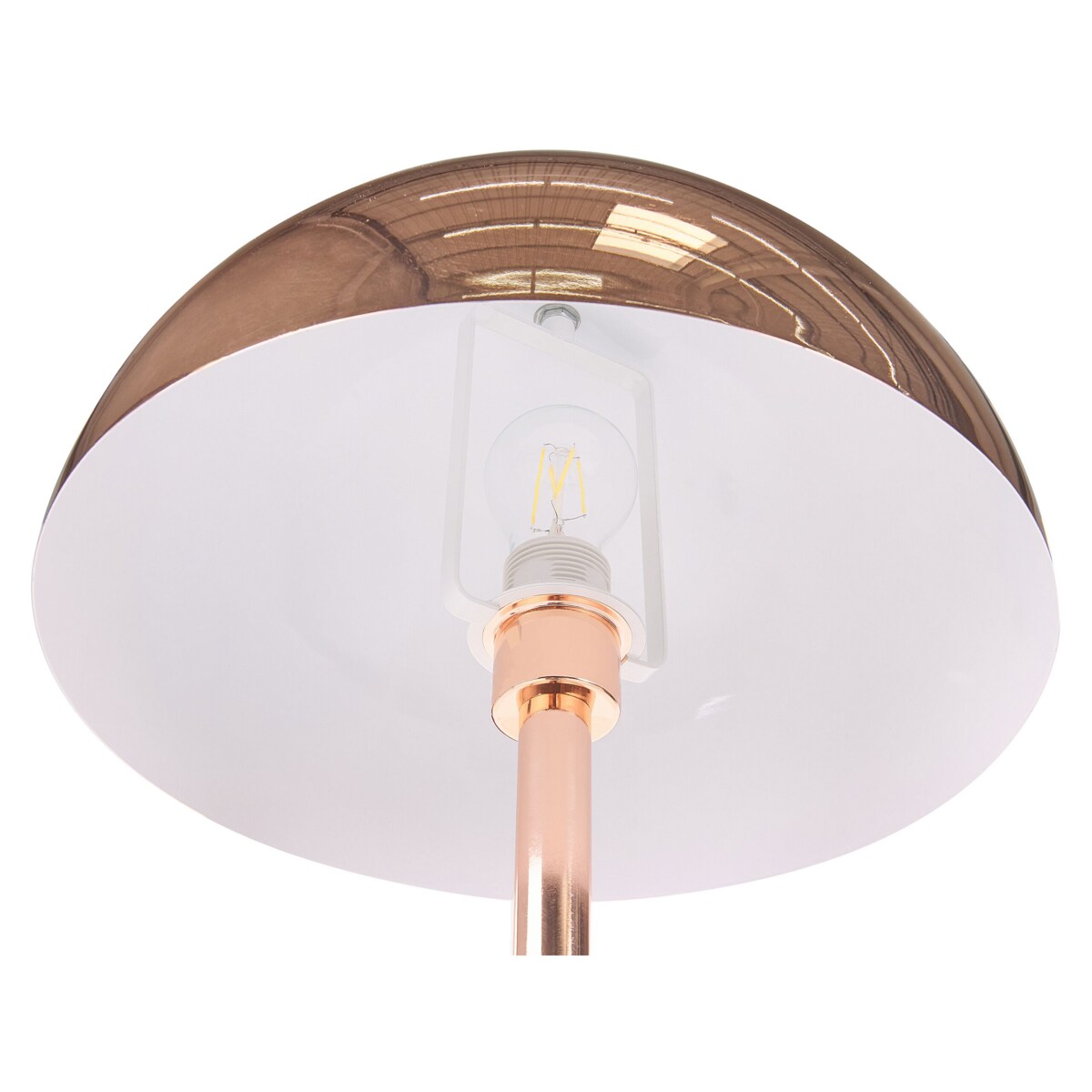 Lampa podłogowa metalowa miedziana MACASIA