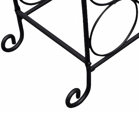 vidaXL Metalowy stojak na 21 butelek wina