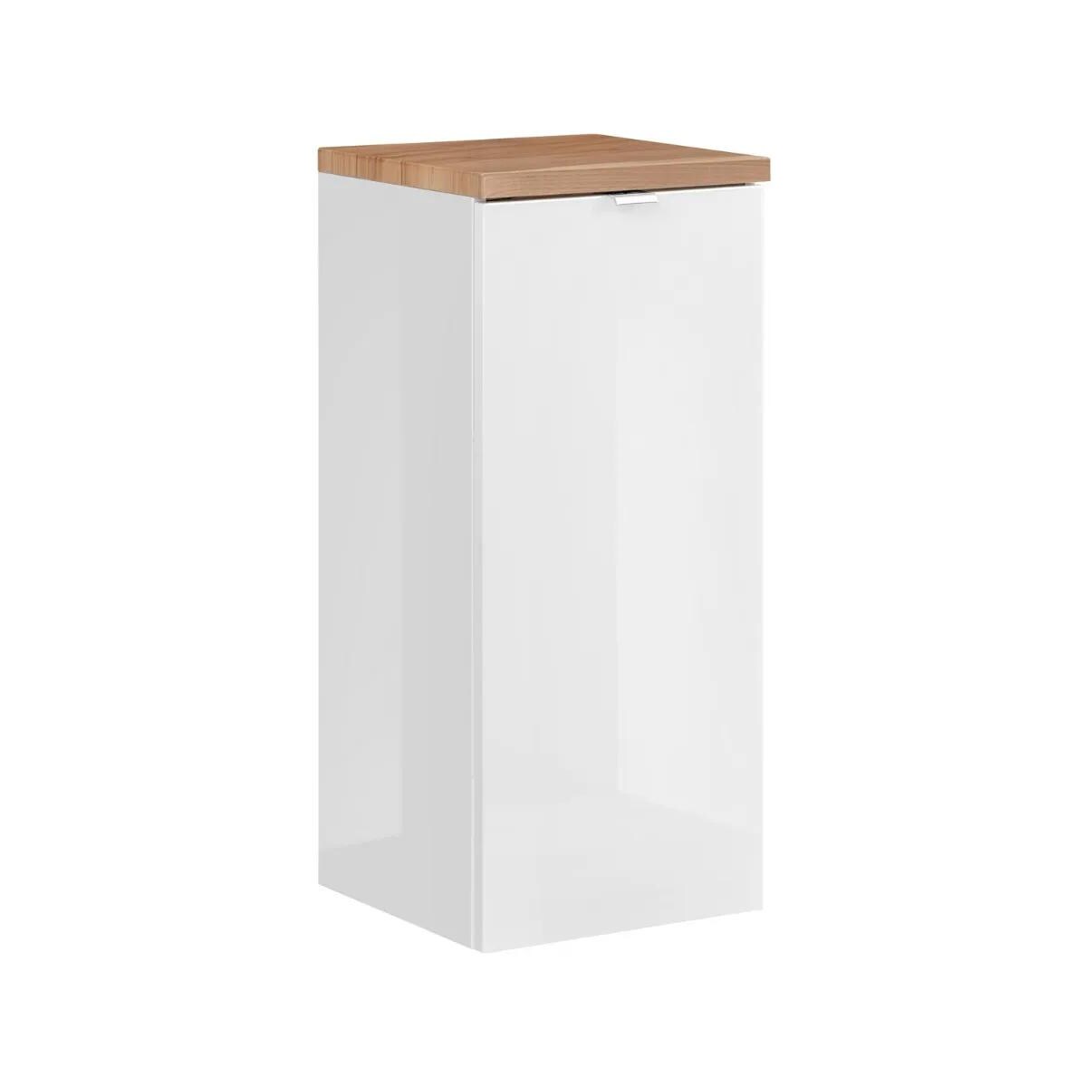 Szafka łazienkowa MILANO / CAPRI 811 35 cm biała z koszem