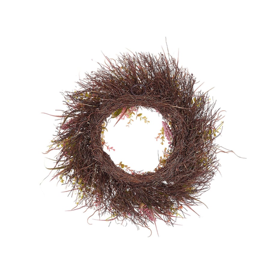 Wianek na drzwi ø 50 cm różowo-zielony GUANCHA