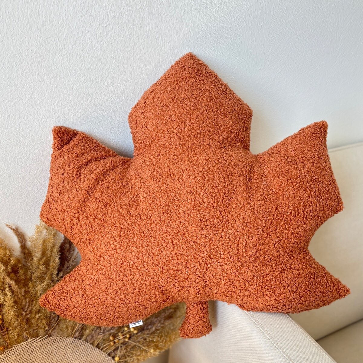 Poduszka jesienna liść Klon rudy boucle