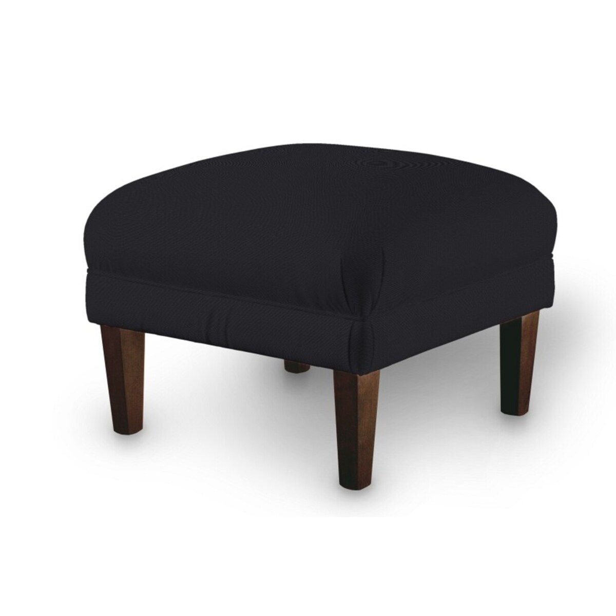 Podnóżek do fotela, czarny, 56 x 56 x 40 cm, Etna