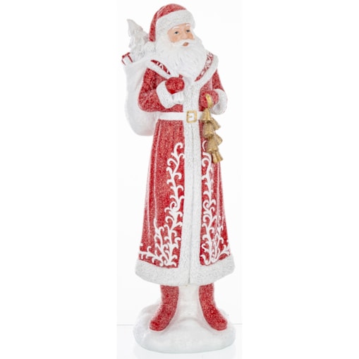 Figurka - Mikołaj z dzwonkami CAMPANE 38x12 cm