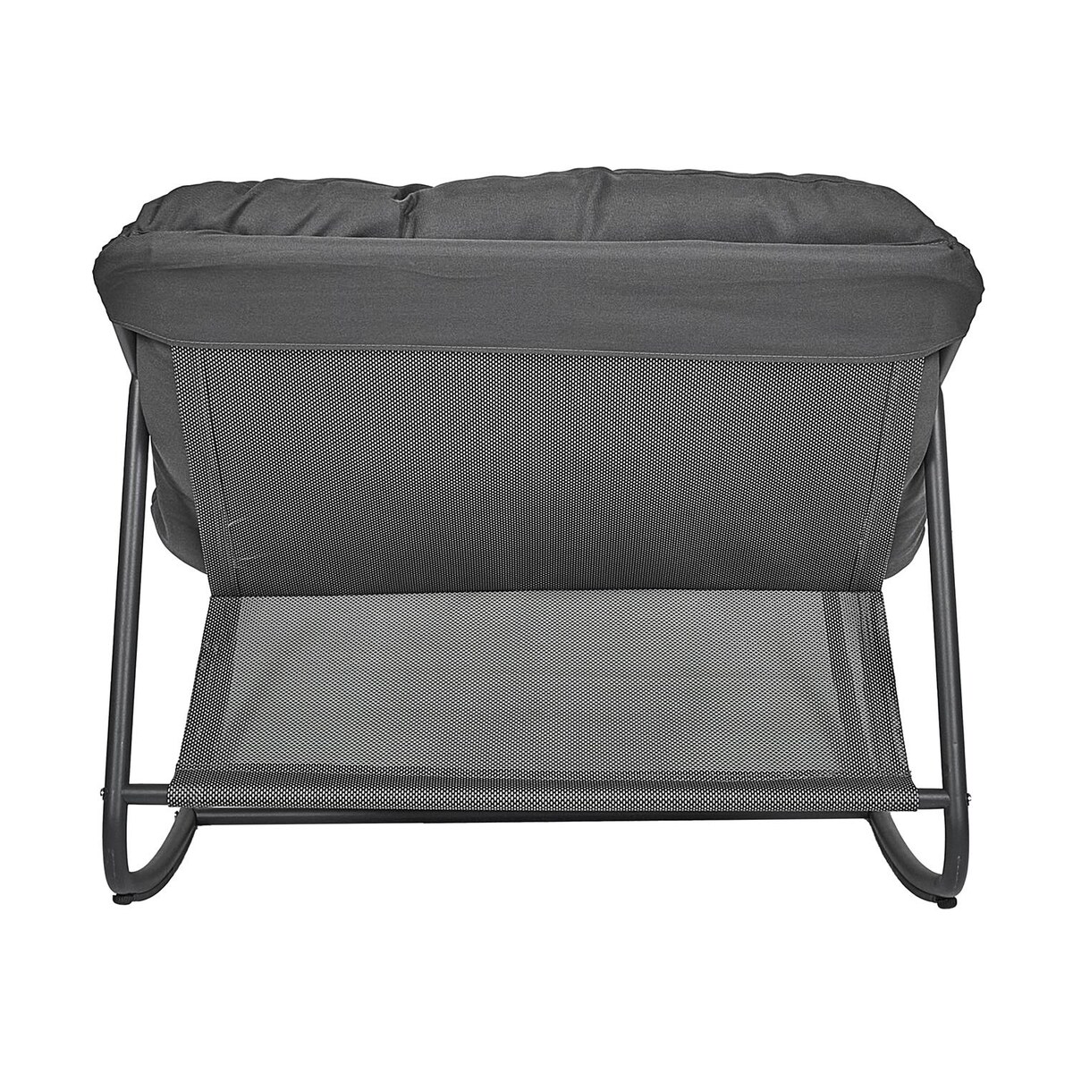 FOTEL OGRODOWY BUJANY Tenerife czarny | miękkie siedzisko