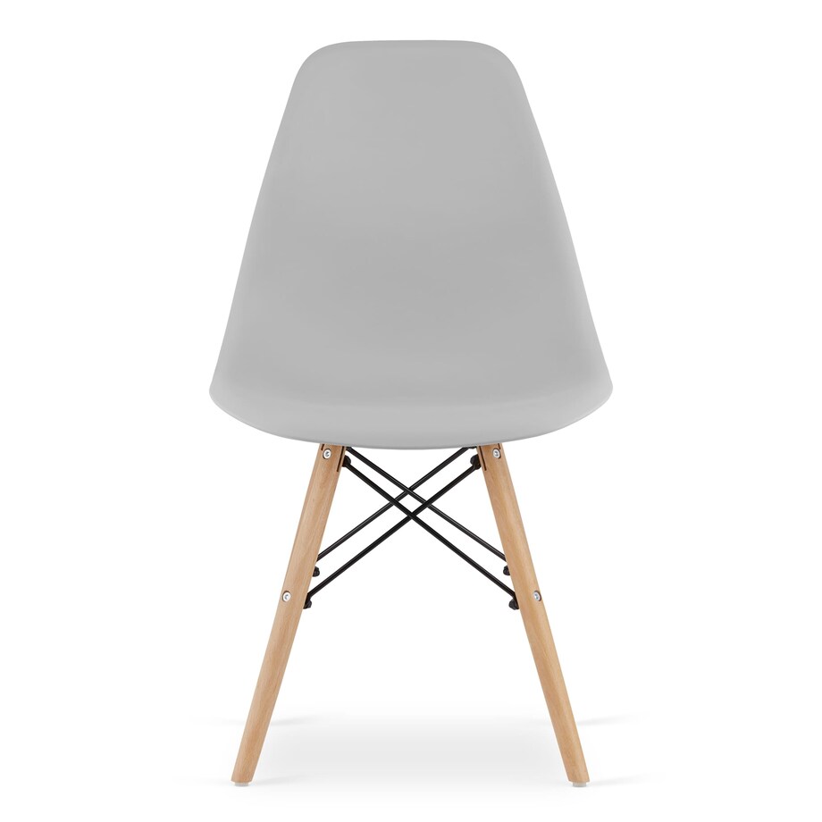 Zestaw Stół Do Jadalni Kuchni Salonu Biura Prostokątny Tessa 120X60 Dąb + 4 Krzesła Osaka Szare