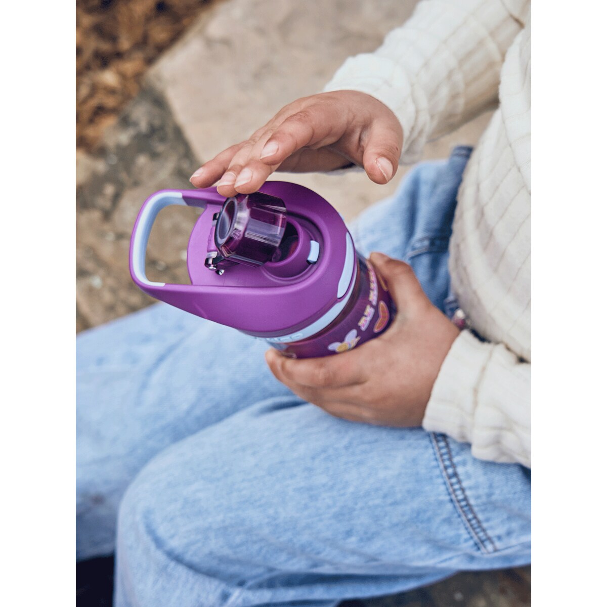 Butelka dla dzieci Contigo Jessie 420ml Grape Retro