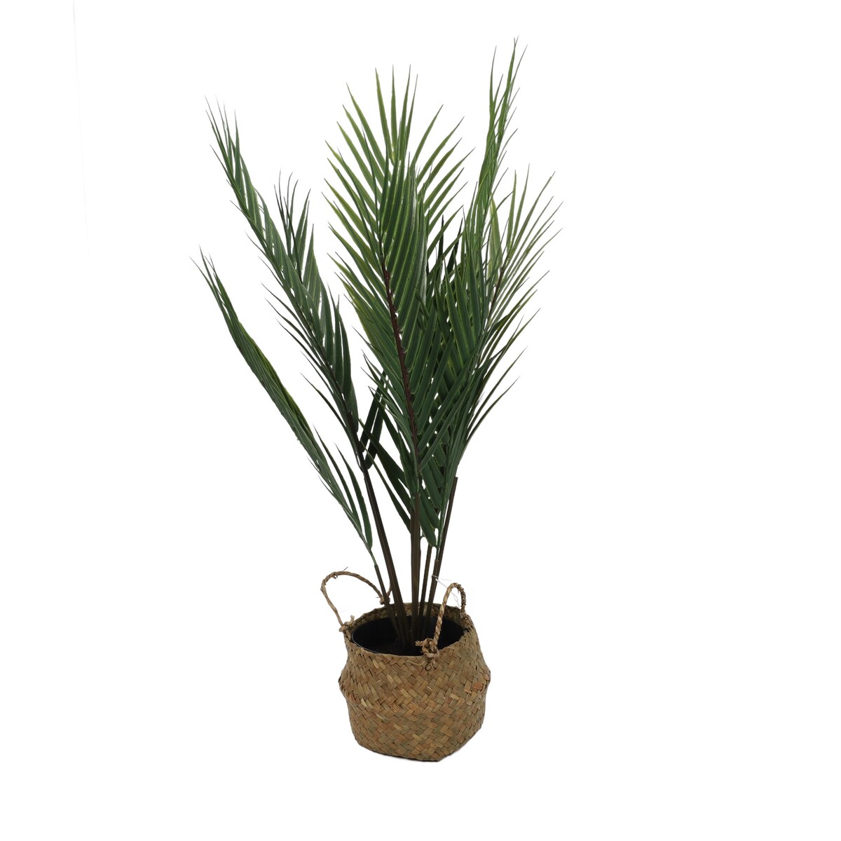 Sztuczna roślina palma w koszyku, 64 cm