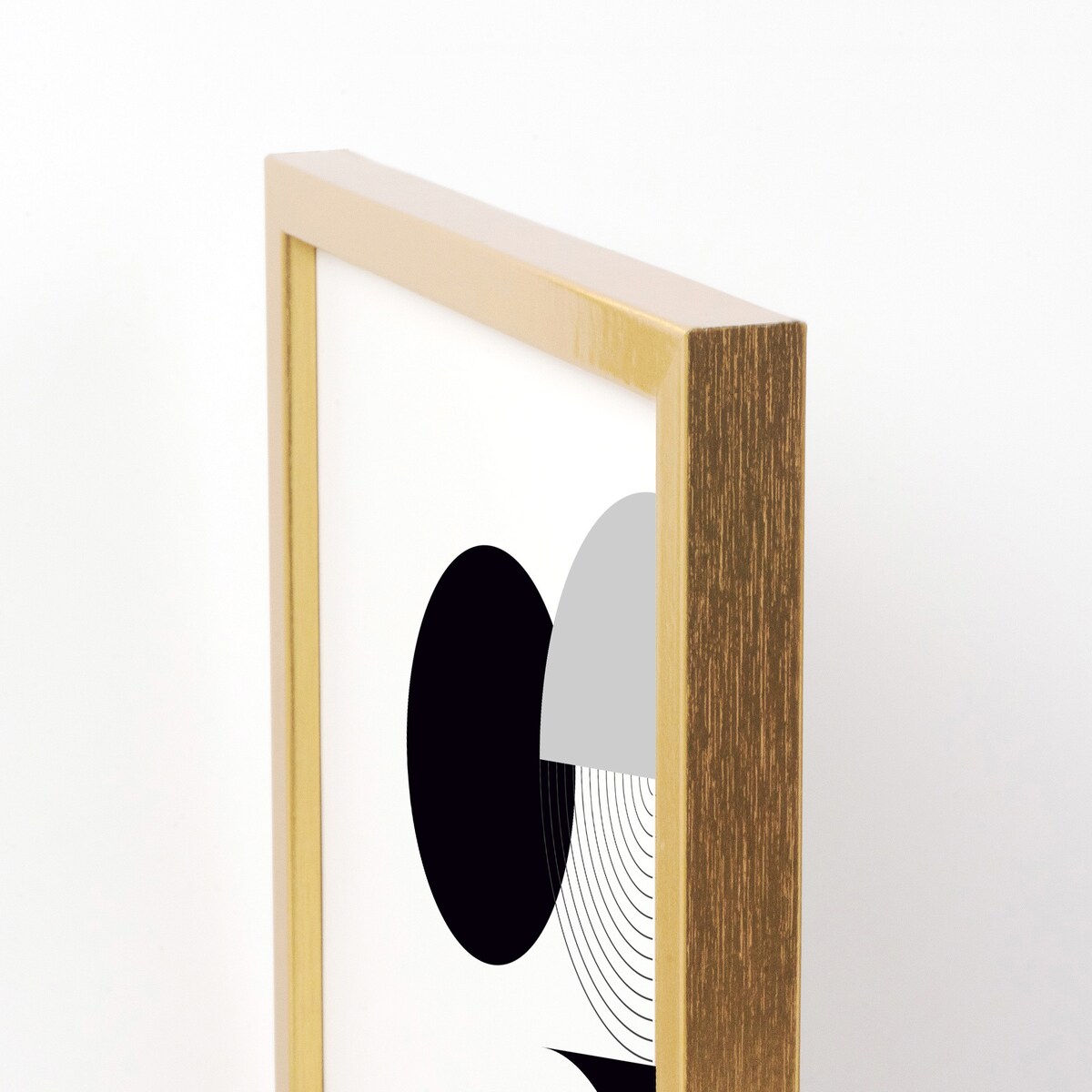 Złota ramka na zdjęcia 21x29,7 cm A4 rama MDF ramki do zdjęć 29,7x21 cm FRAMAI®