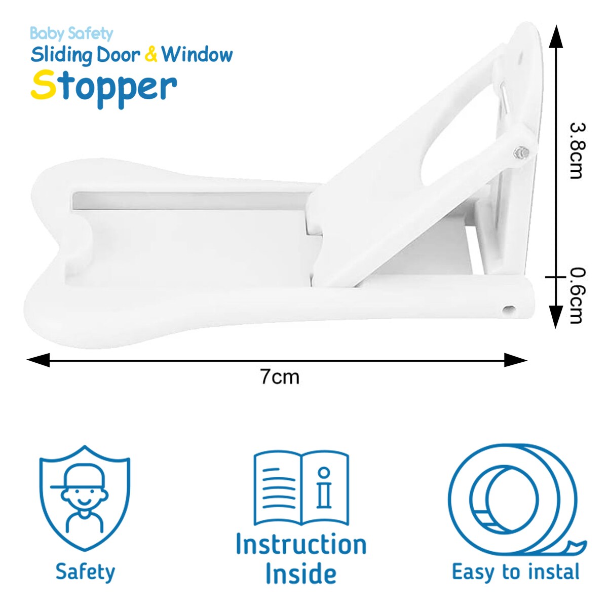 zabezpieczenia drzwi i okien przesuwnych, sipo, zestaw 2 sztuk