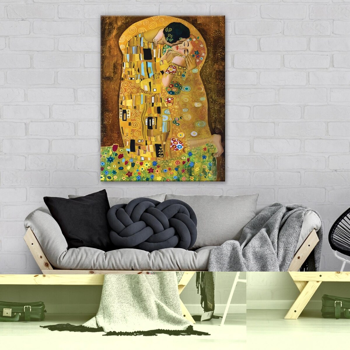 OBRAZ NA PŁÓTNIE GUSTAV KLIMT SZTUKA ABSTRAKCJA NOWOCZESNY DO SALONU 120x80