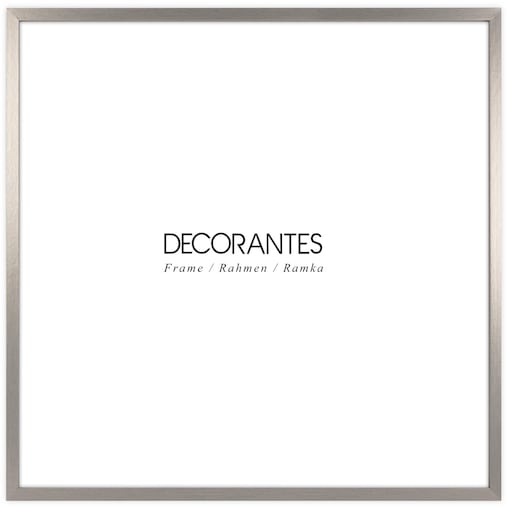 Srebrna ramka na zdjęcia 50x50 cm rama MDF ramki do zdjęć FRAMAI®