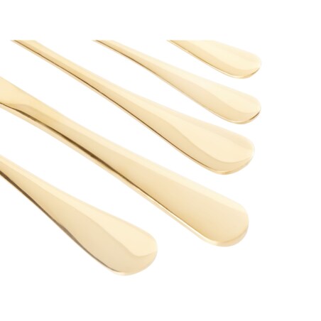 Zestaw sztućców 30 elementów FUSILLI Złoty