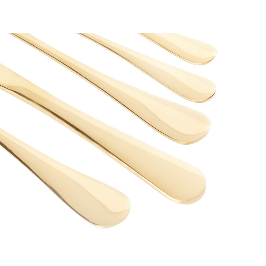 Zestaw sztućców 30 elementów FUSILLI Złoty