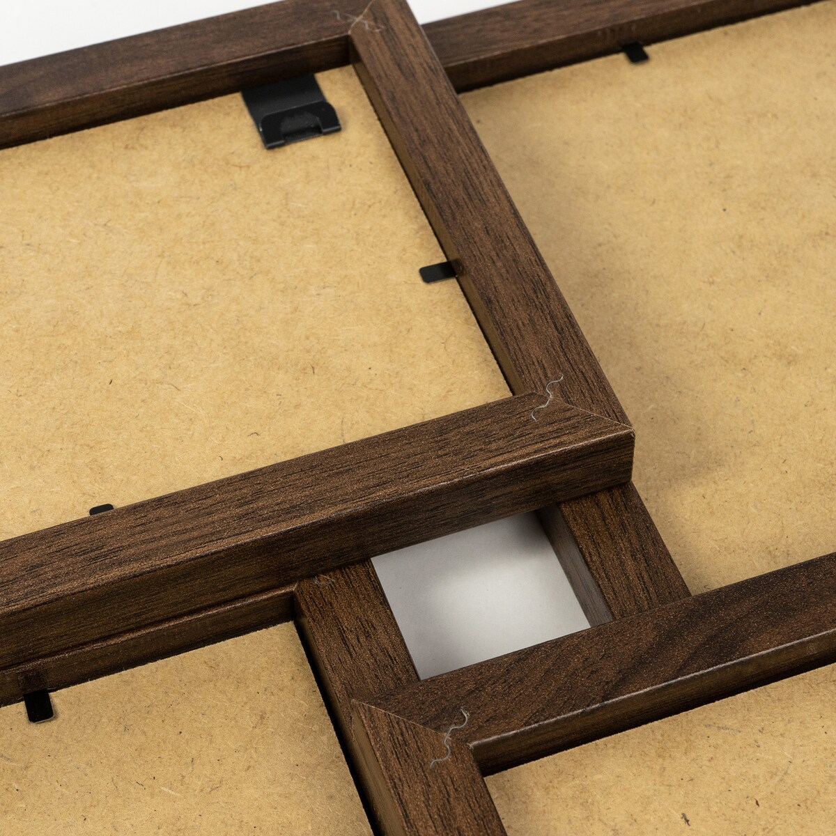 Multirama ramka na zdjęcia. Brązowa multirama na cztery zdjęcia 10x15 cm Ramka na zdjęcia 4 w 1 MULTI HEN 4 FRAMAI