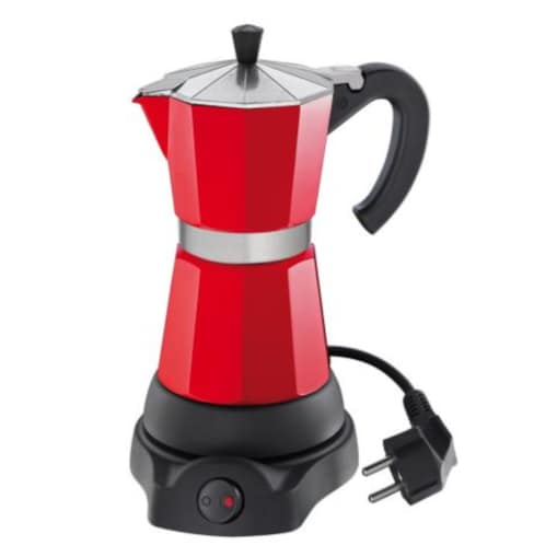 Kawiarka elektryczna na 6 filiżanek (czerwona) Classico Cilio