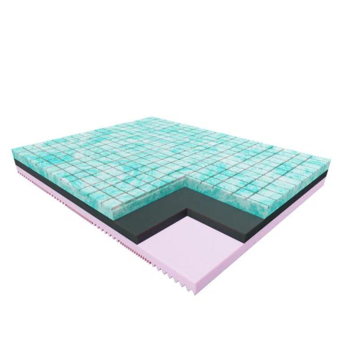 Materac Luna Puroactive, 140 x 200 cm, Janpol