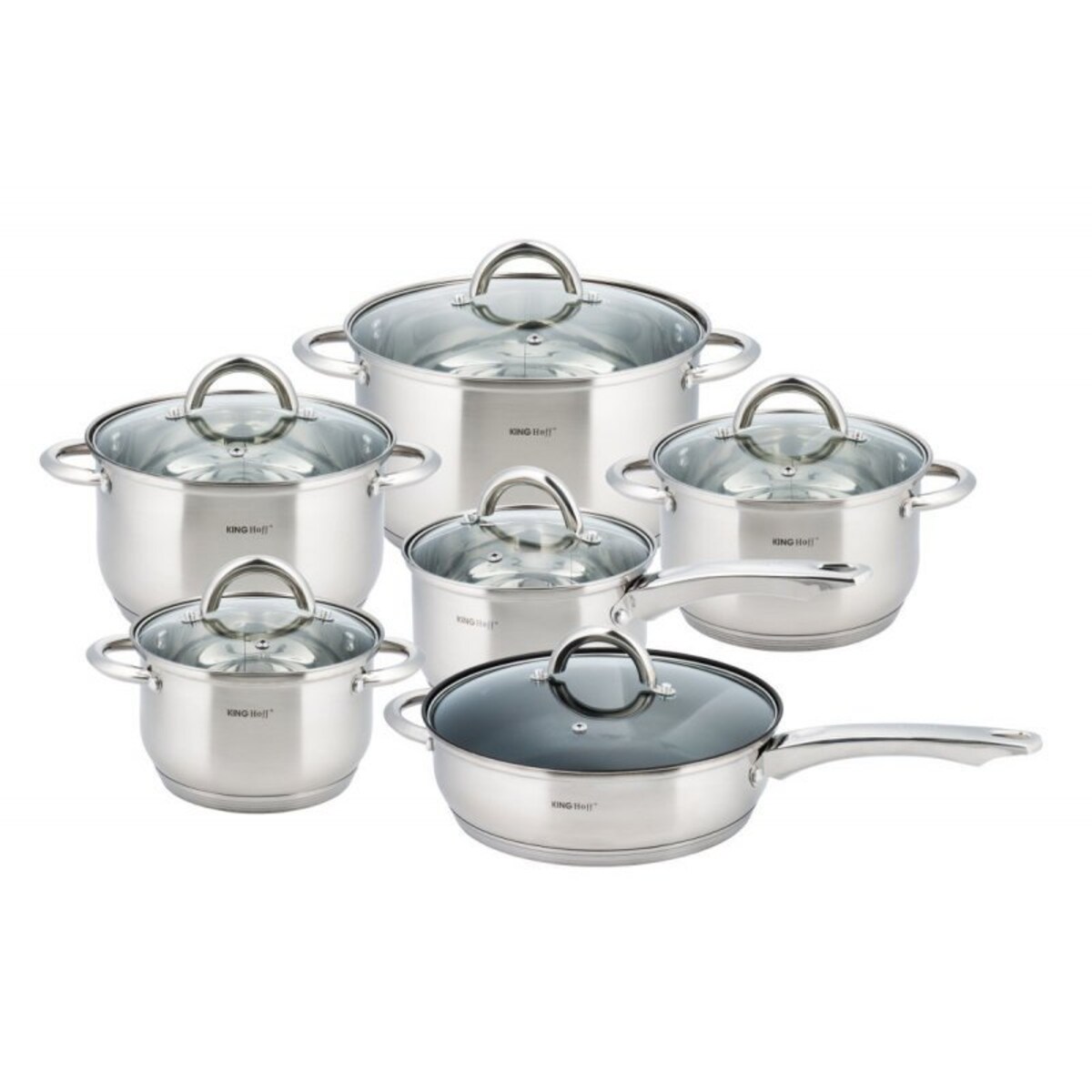 12 Elementowy Zestaw Garnków Kinghoff Kh-4450